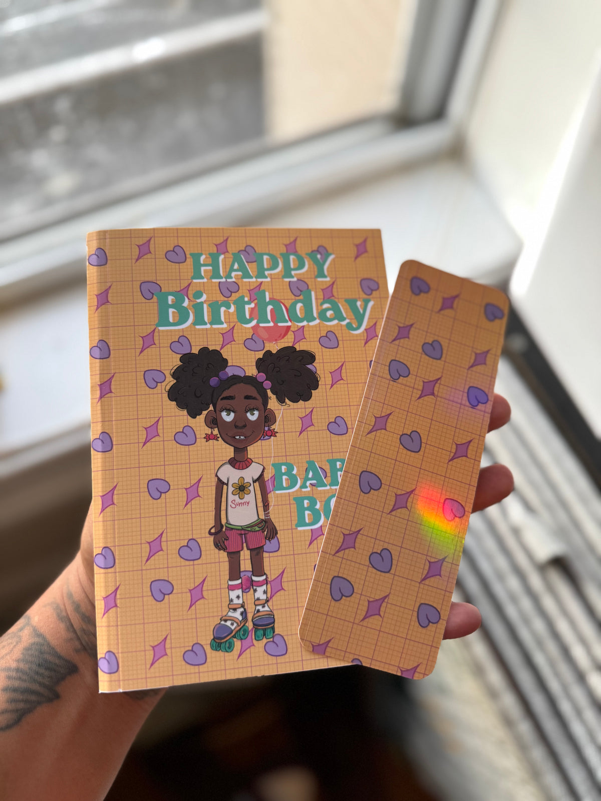 Baby Boo Birthday Card+bookmark