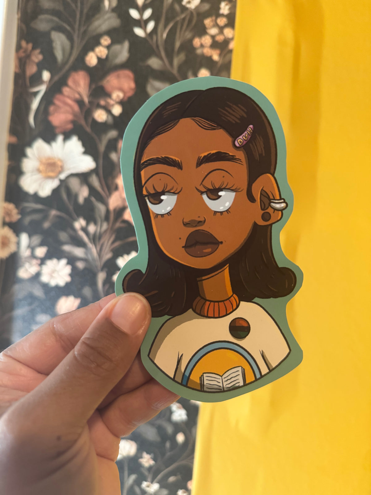 Cosmicninja Reading Sticker