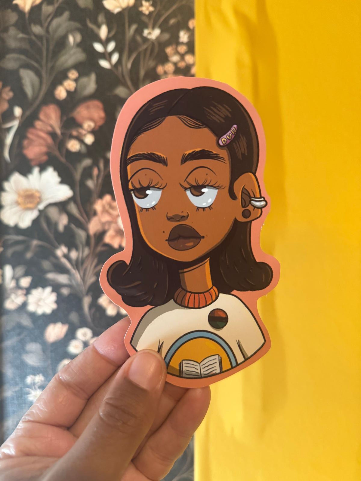 Cosmicninja Reading Sticker