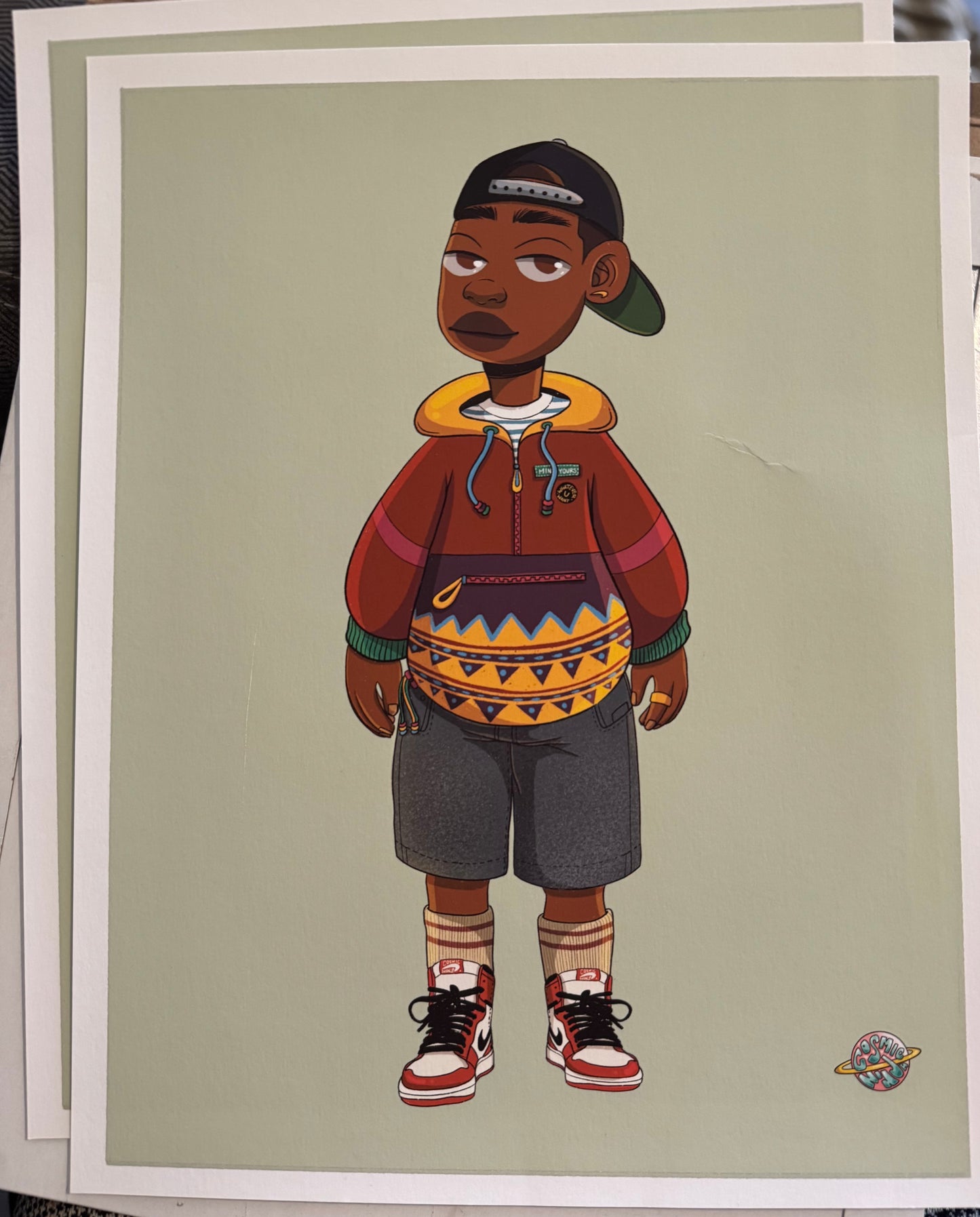 Slightly Damaged Print