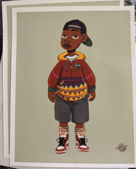 Slightly Damaged Print