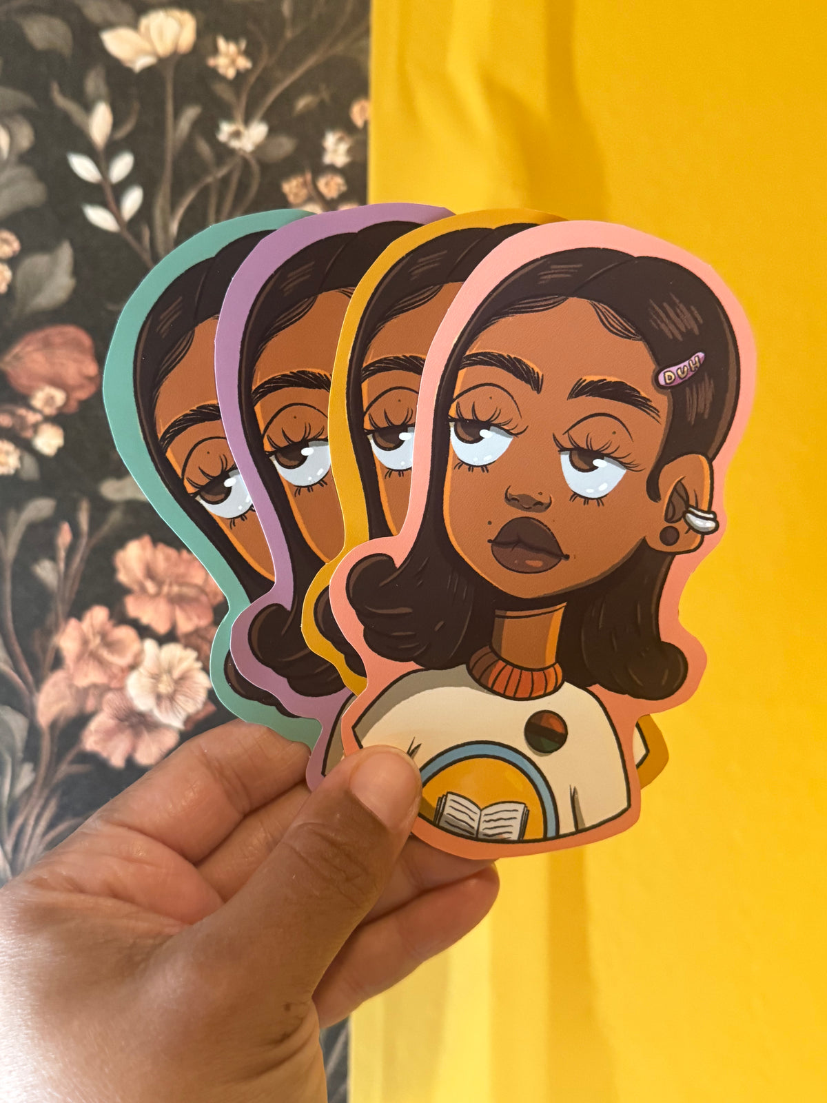 Cosmicninja Reading Sticker